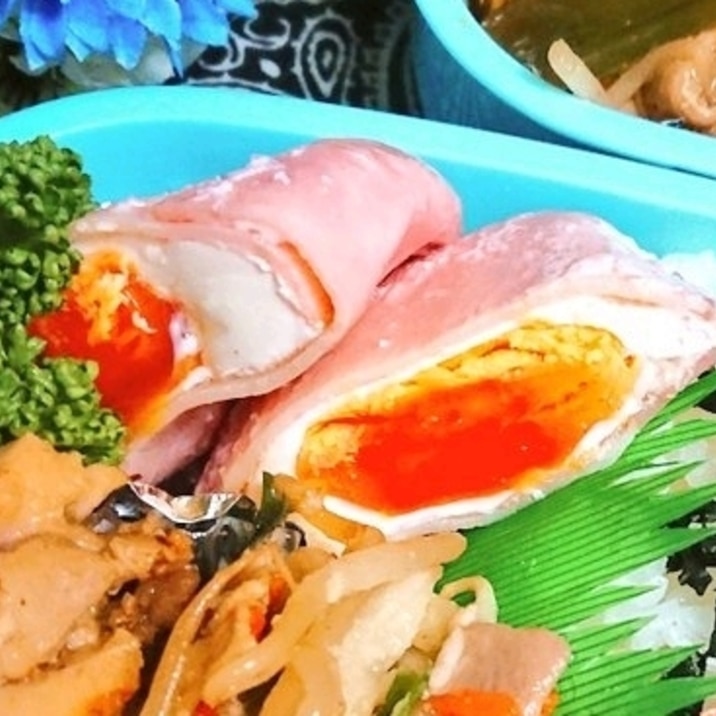 お弁当に☆レンチン!チーズハムエッグ